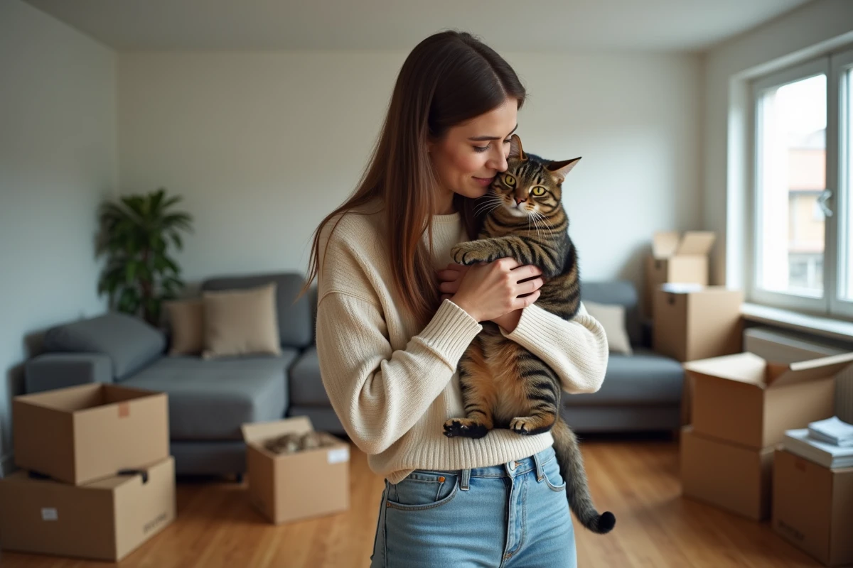 Temps nécessaire pour un chat d&rsquo;intérieur à déplacer une maison