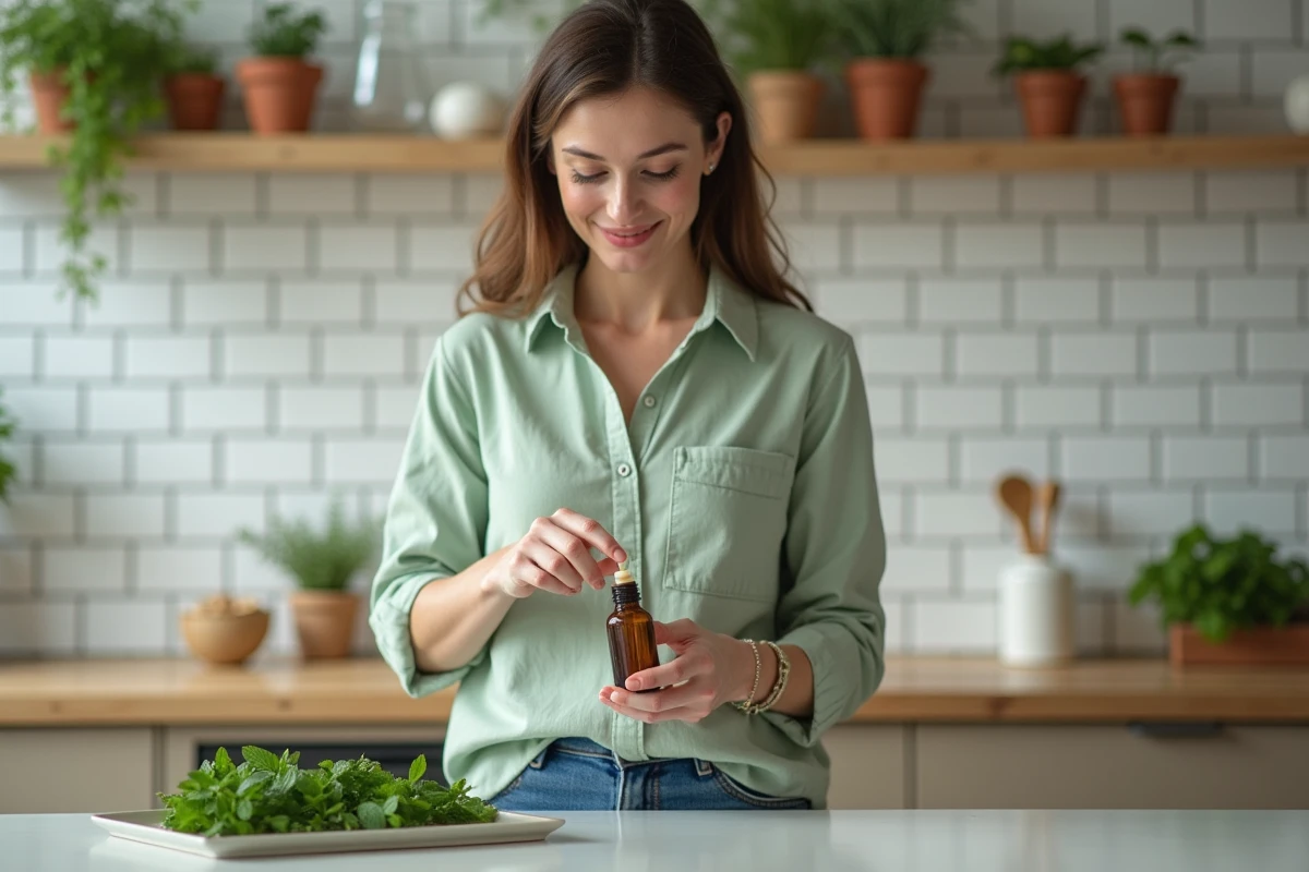 Fabrication d&rsquo;un spray antiparasitaire avec de l&rsquo;huile de menthe poivrée